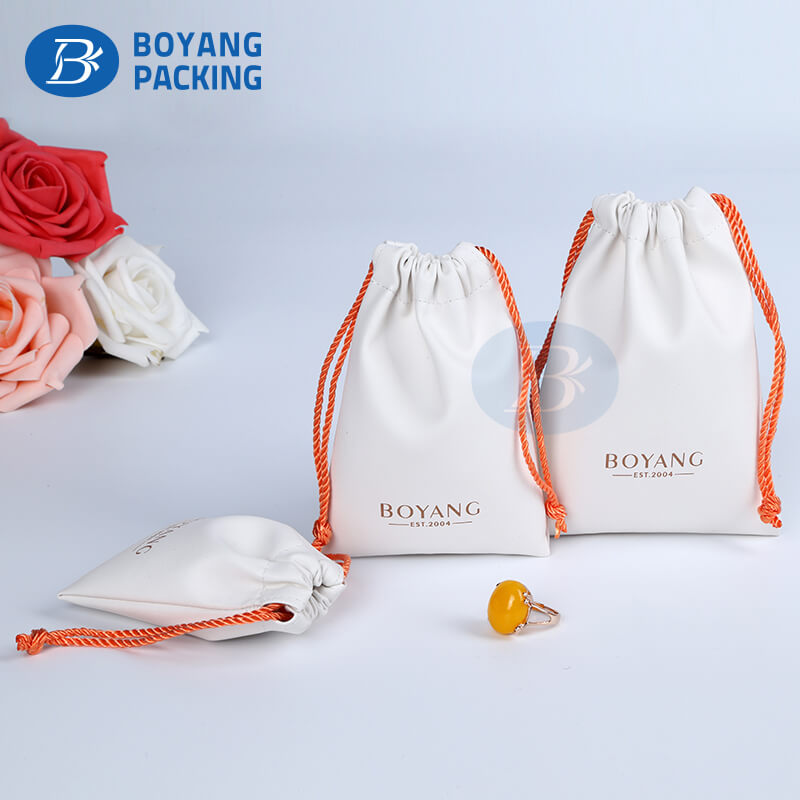 Pu jewelry pouch factory