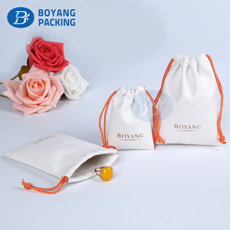 Pu jewelry pouch factory