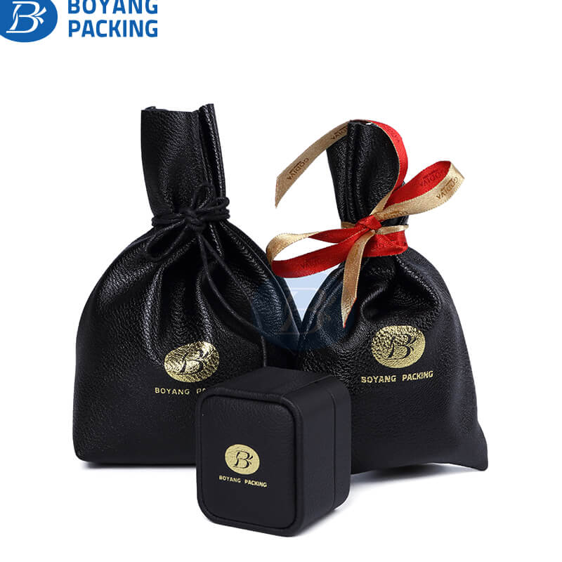 Pu drawstring bags wholesale