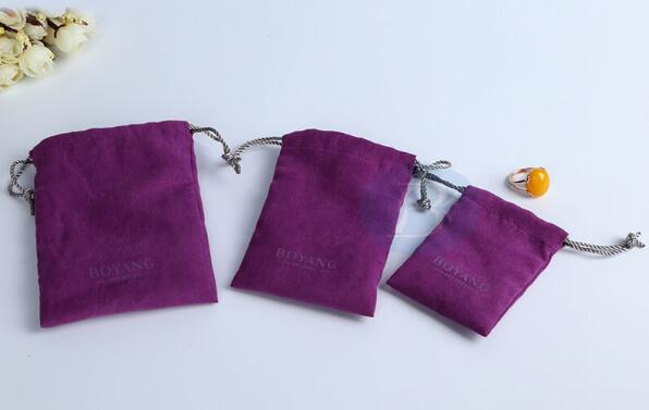 velvet drawstring pouch