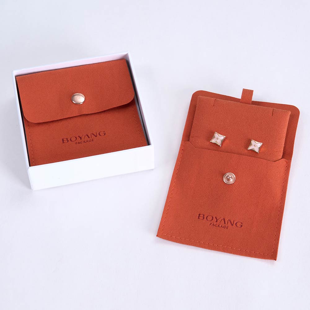 Custom microfiber jewelry pouch