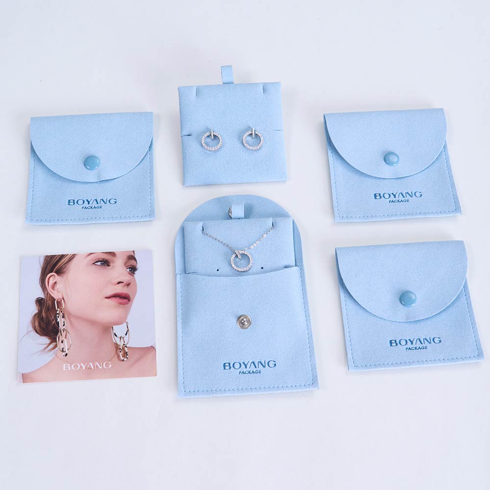 customized microfiber jewelry pouch