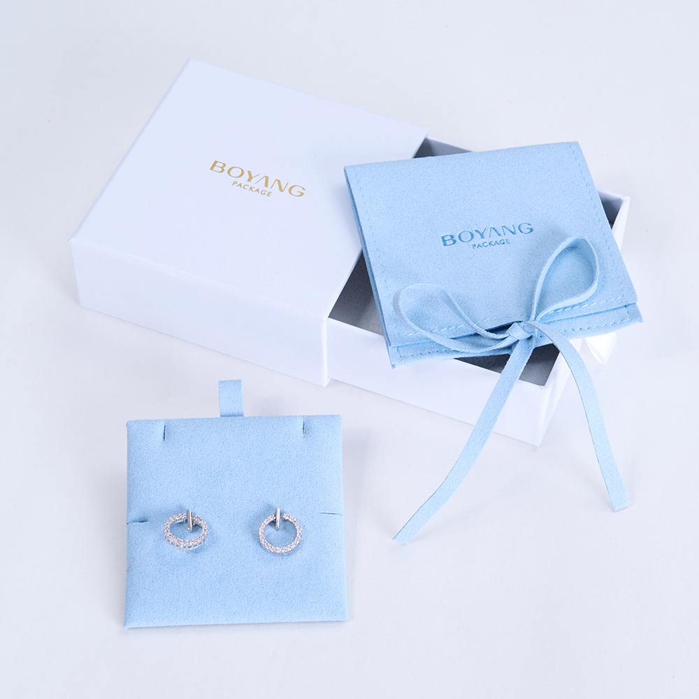 custom microfiber envelop jewelry pouches