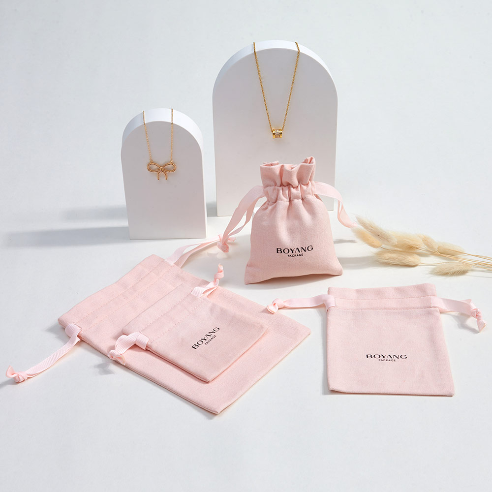 wholesale reusable small cotton gift bag