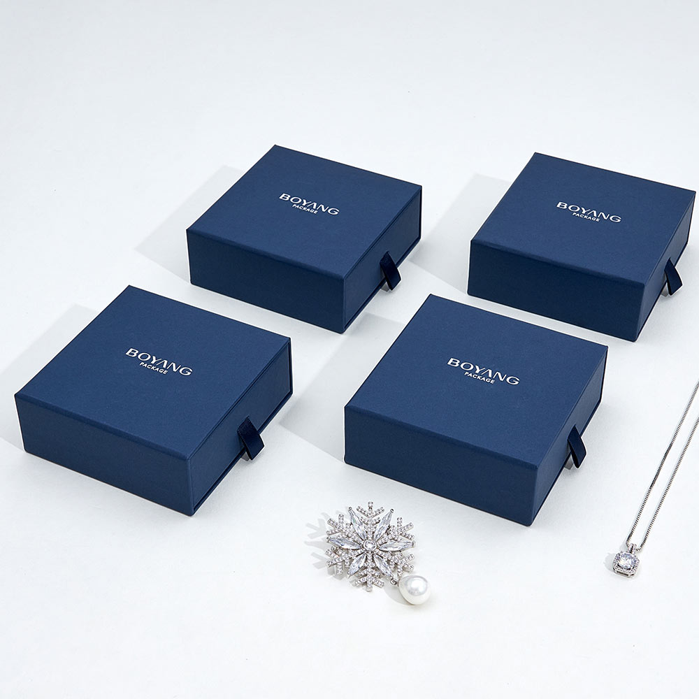 Custom slide drawer jewelry gift box