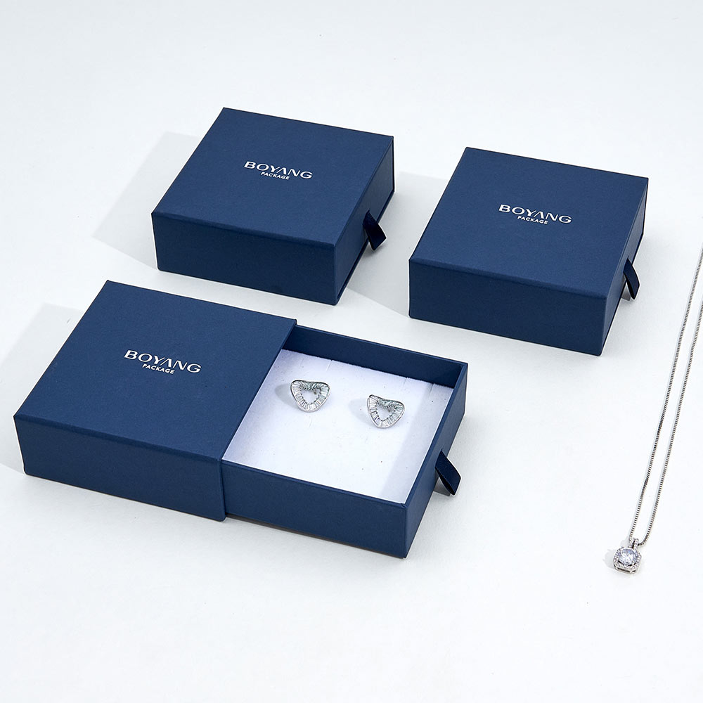 Custom slide drawer jewelry gift box