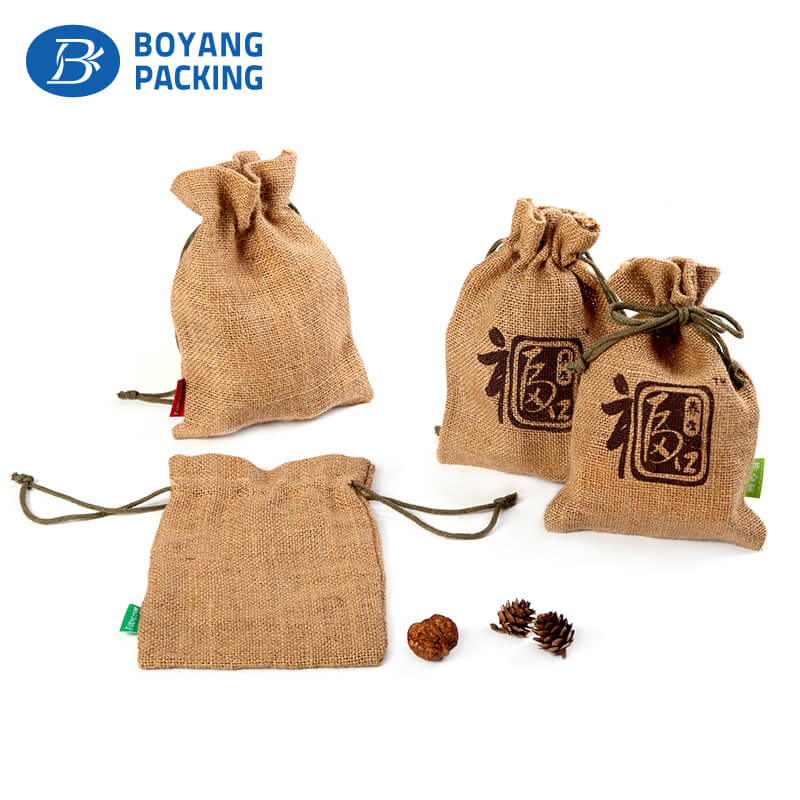 Custom jute bags wholesale