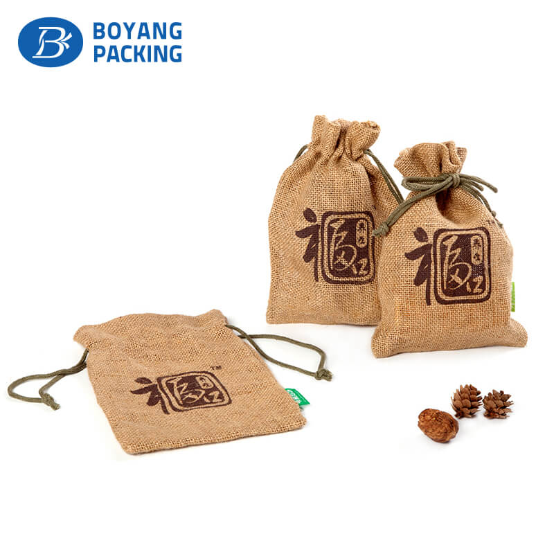 Custom jute bags wholesale