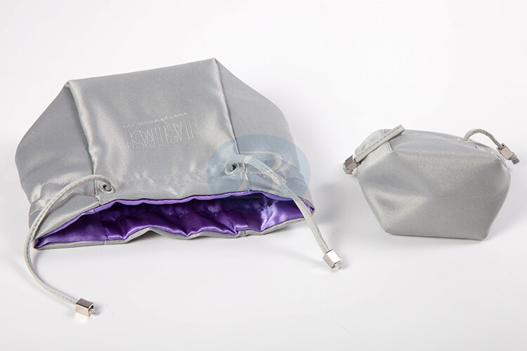 custom satin gift pouches