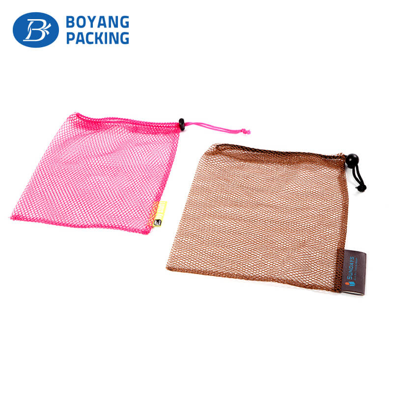 wholesale mesh drawstring pouch