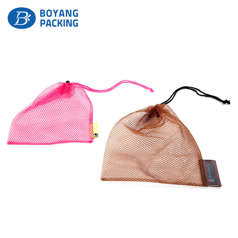 wholesale mesh drawstring pouch