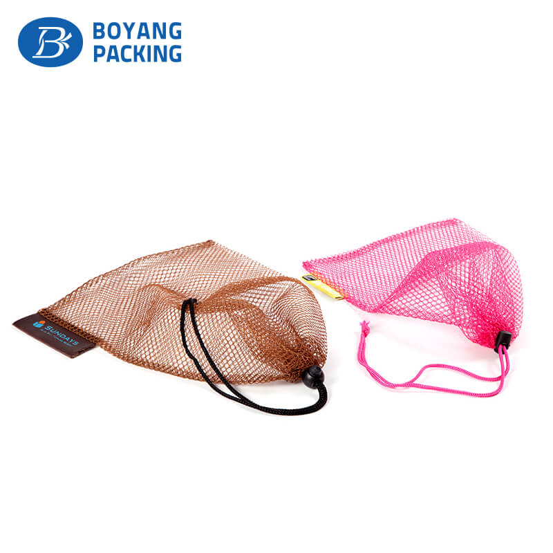 wholesale mesh drawstring pouch