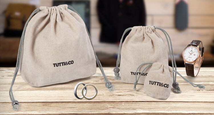 custom jute pouches online factory