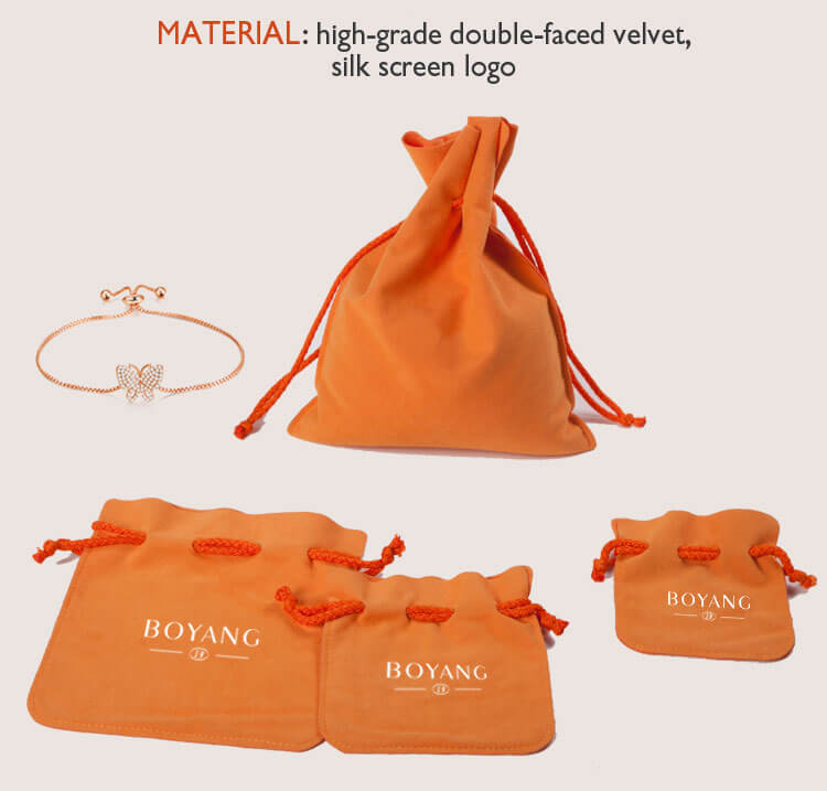 velvet drawstring jewelry gift pouches manufacturer