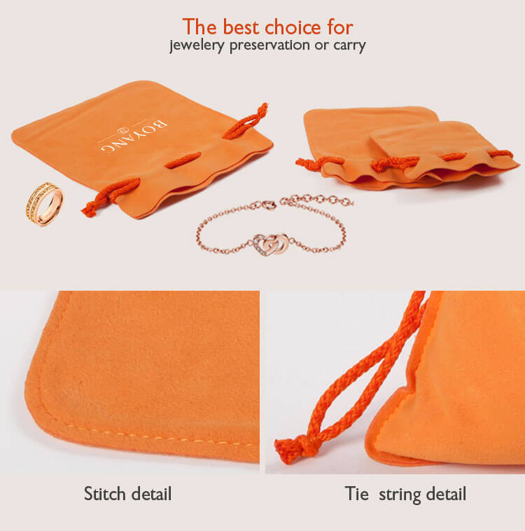 velvet drawstring jewelry gift pouches factory