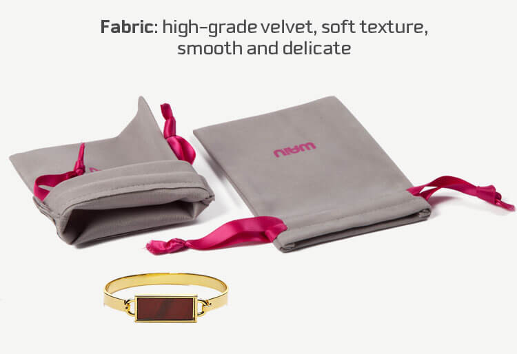 custom printed velvet pouches