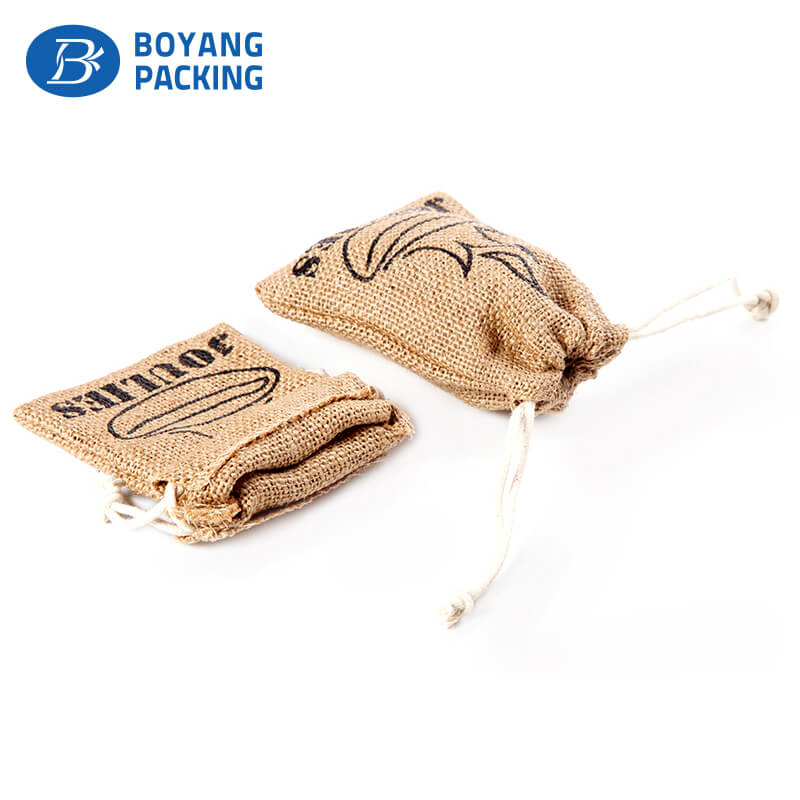 Custom mini jute bags wholesale