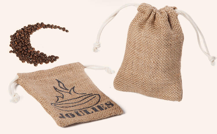 coffee bean mini jute bags wholesale manufacturer