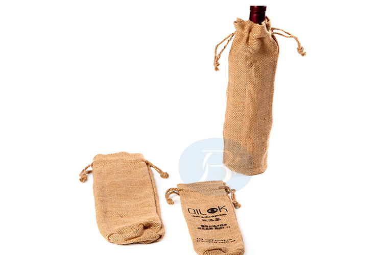 jute bags for wine custom