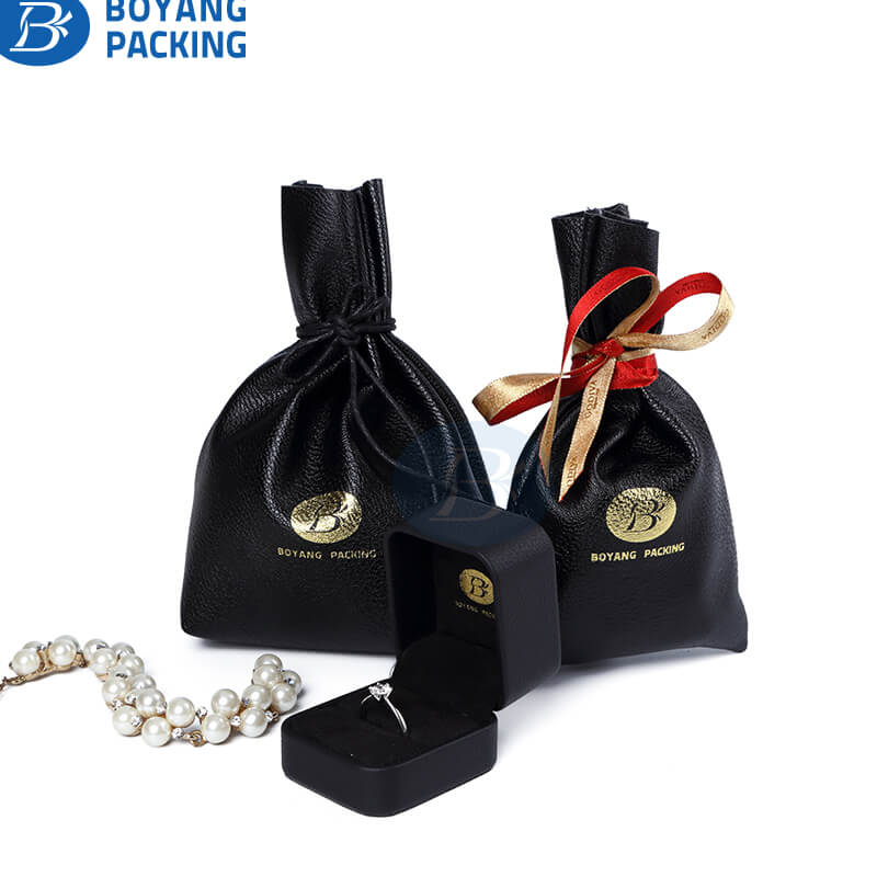 Pu drawstring bags wholesale