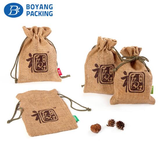 Design of Chinese character pattern jute packing bag manufacturers