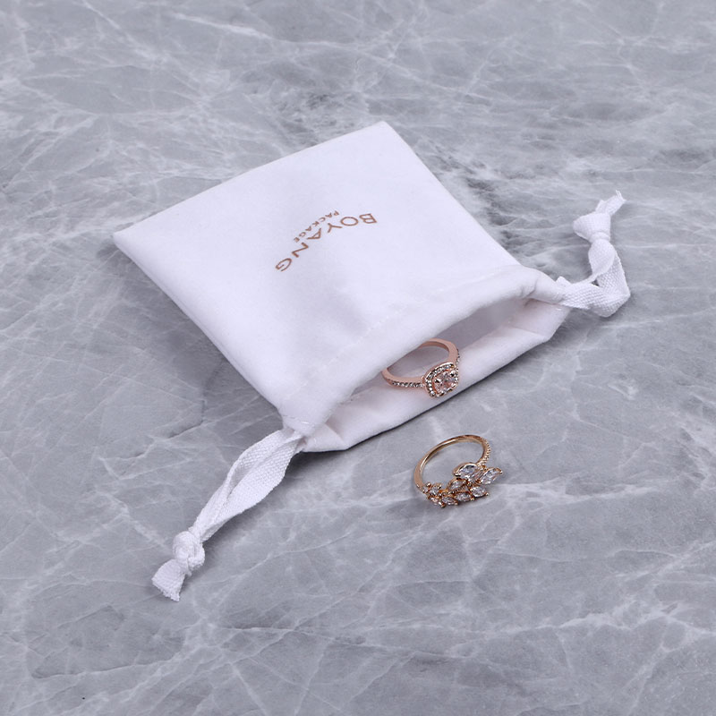 custom velvet small jewelry bag