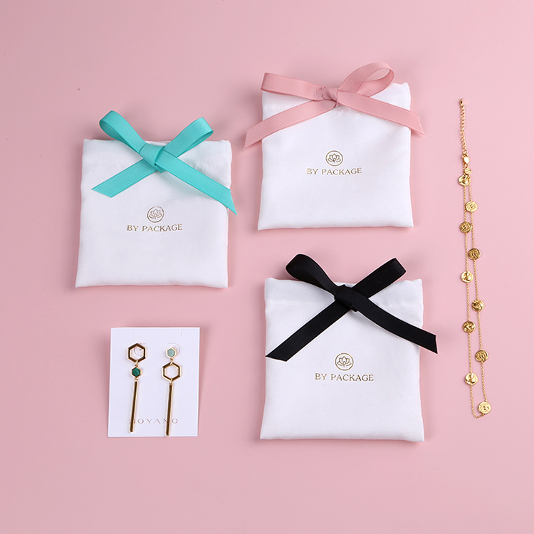 New design promotional small luxury dust custom velvet jewelry pouch bag