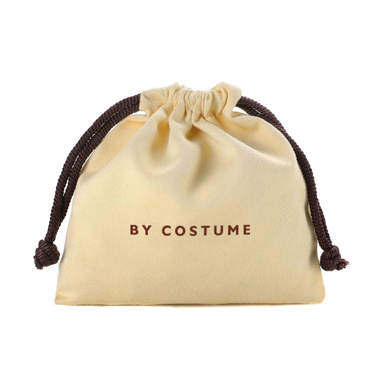 custom organic cotton drawstring bags