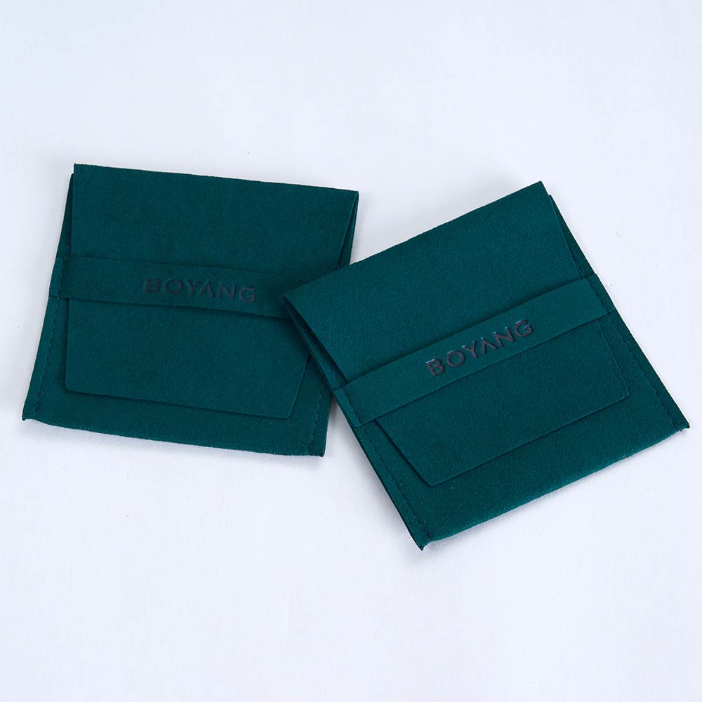 custom jewelry envelope microfiber pouch