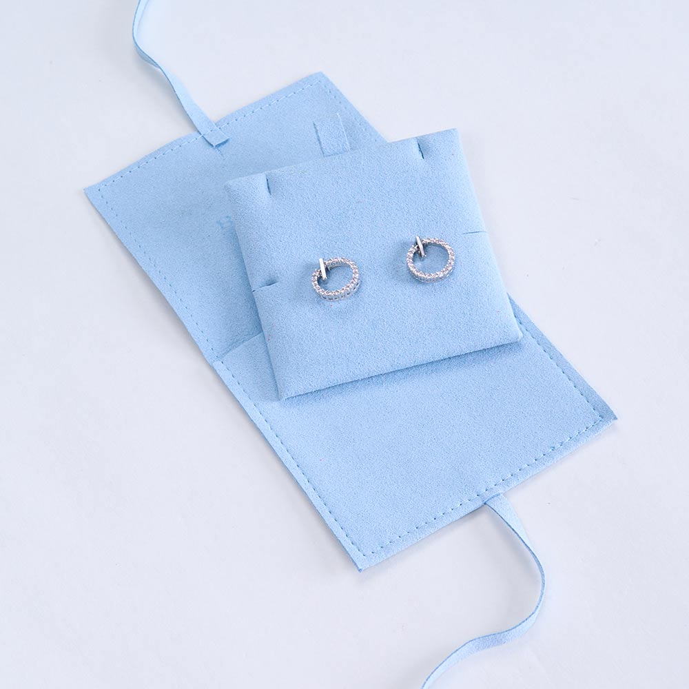 custom microfiber envelop jewelry pouches