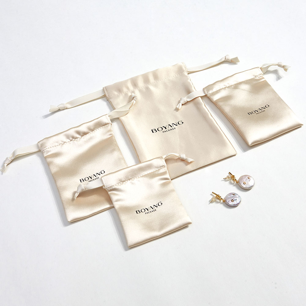 Wholesale mini silk jewellery pouch