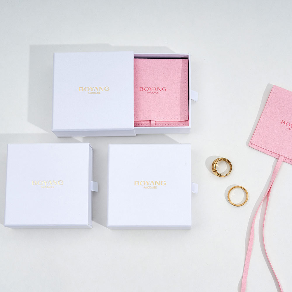 Custom paper jewelry box packaging